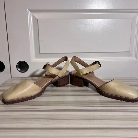Madewell The Claudie Lugsole Mary Jane in Earthen Sand, Size 11